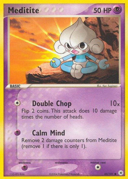 Meditite - 65/101 [EX Hidden Legends] 65/101