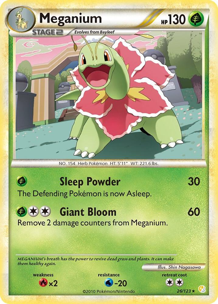 Meganium [HeartGold SoulSilver] 26/123