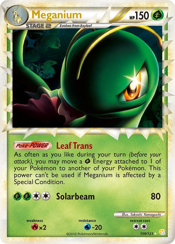 Meganium (Prime) [HeartGold SoulSilver] 109/123