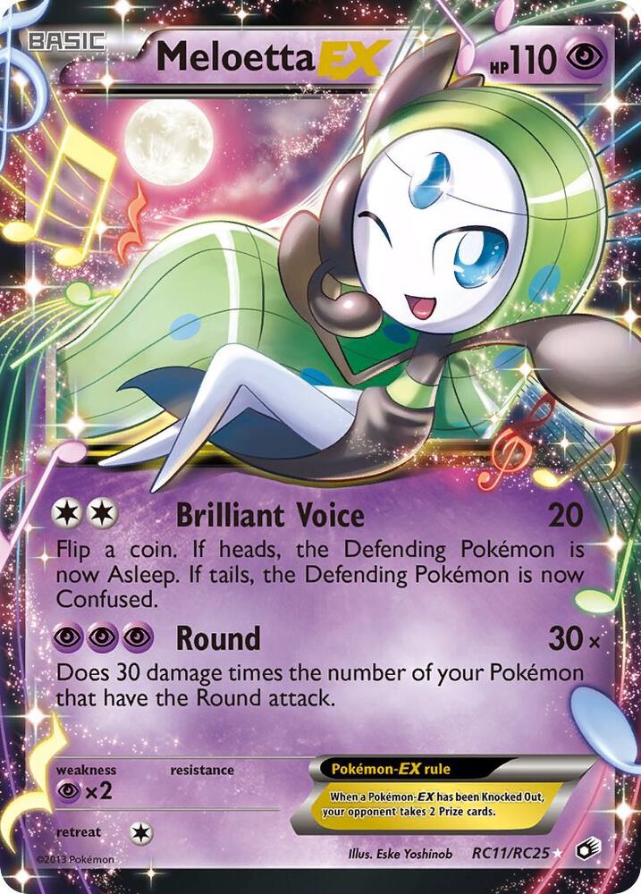 Meloetta EX [Legendary Treasures: Radiant Collection] RC11/RC25
