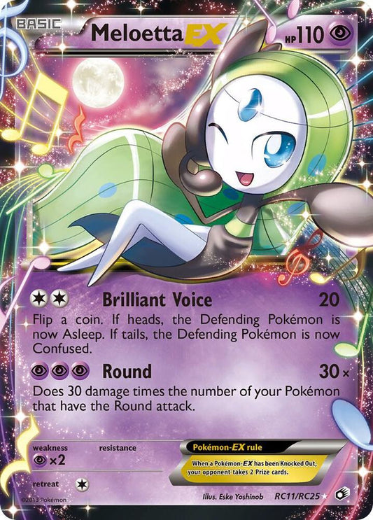 Meloetta EX [Legendary Treasures: Radiant Collection] RC11/RC25