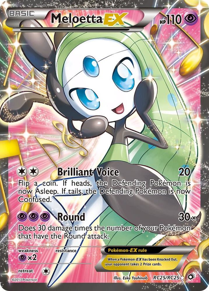 Meloetta EX (Full Art) [Legendary Treasures: Radiant Collection] RC25/RC25