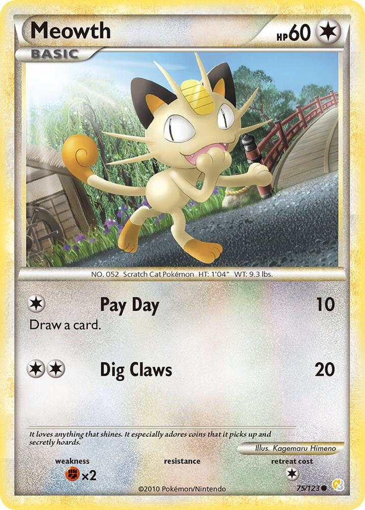 Meowth [HeartGold SoulSilver] 75/123