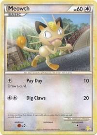 Meowth (#4) [HGSS Trainer Kit: Gyarados & Raichu] 4/30