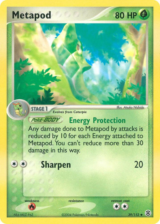 Metapod [EX FireRed & LeafGreen] 39/112