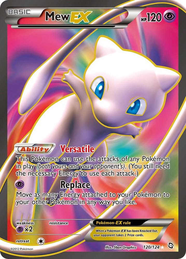 Mew EX (120 Full Art) [Dragons Exalted] 120/124