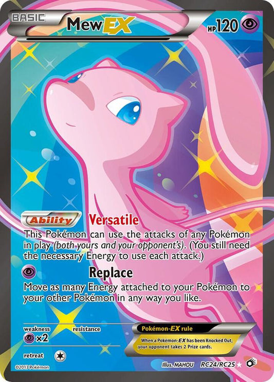 Mew EX (Full Art) [Legendary Treasures: Radiant Collection] RC24/RC25