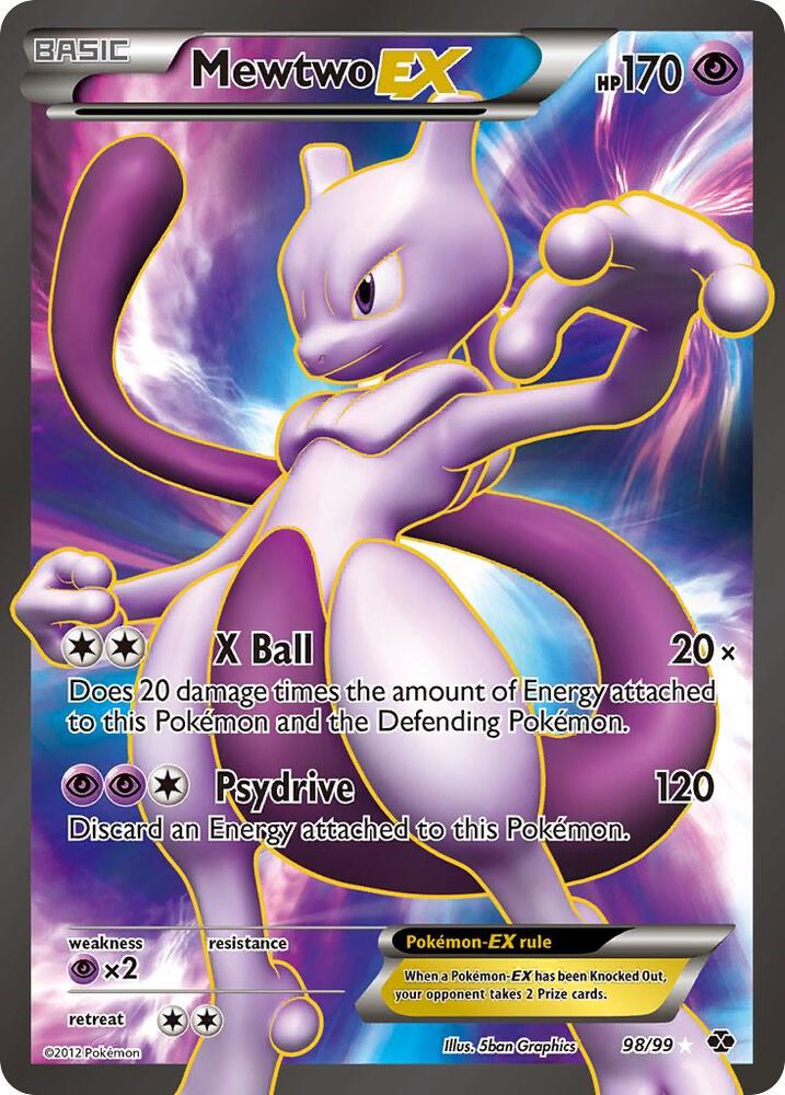 Mewtwo EX (98 Full Art) [Next Destinies] 98/99
