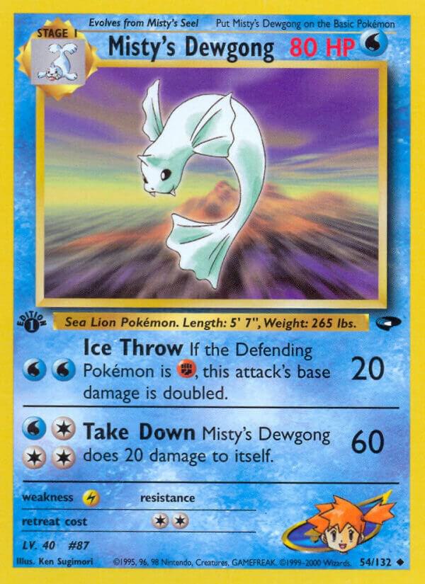 Misty's Dewgong [Gym Challenge] 054/132
