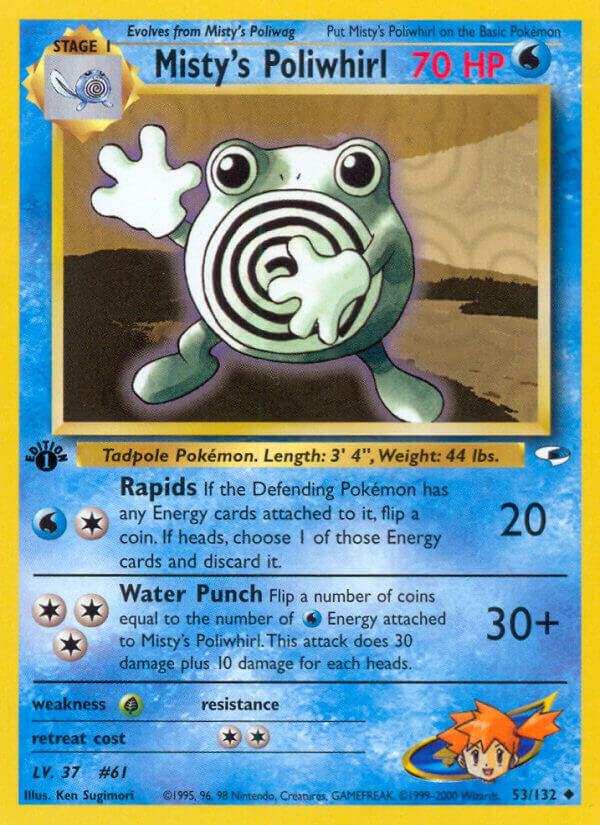 Misty's Poliwhirl [Gym Heroes] 053/132