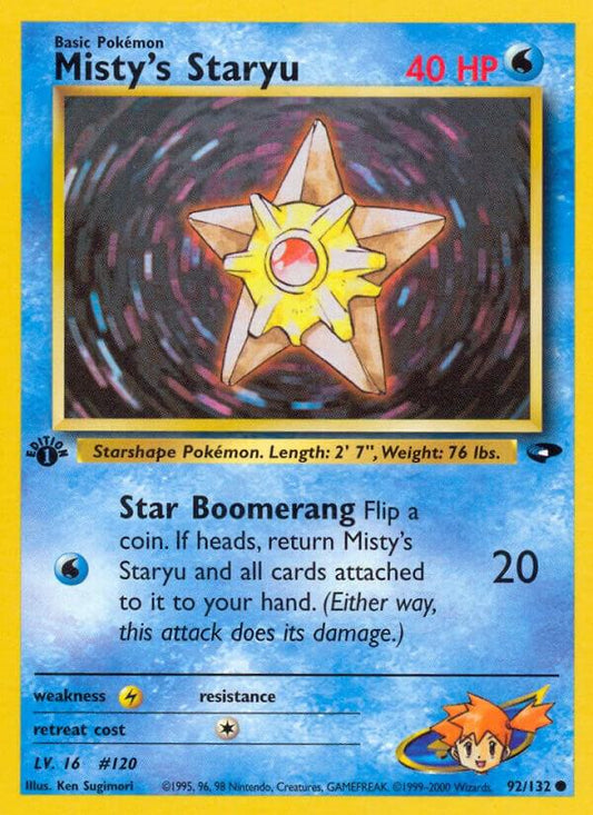 Misty's Staryu [Gym Challenge] 092/132
