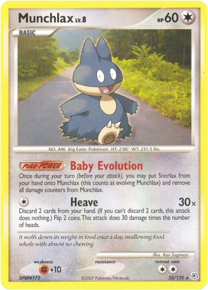 Munchlax [Diamond and Pearl] 33/130