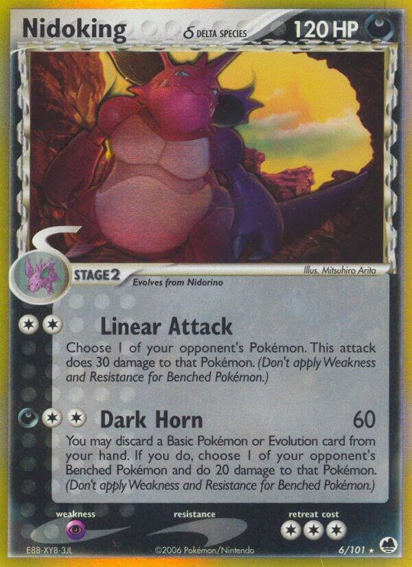 Nidoking (Delta Species) [Dragon Frontiers] 6/101