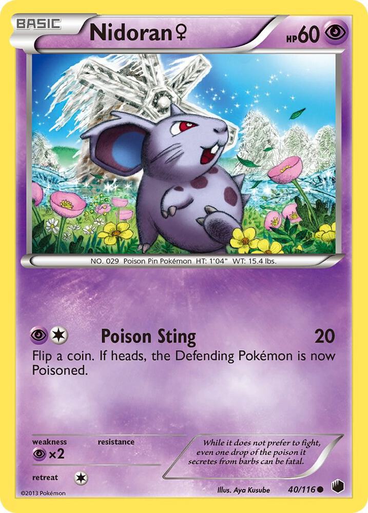 Nidoran F [Plasma Freeze] 40/116
