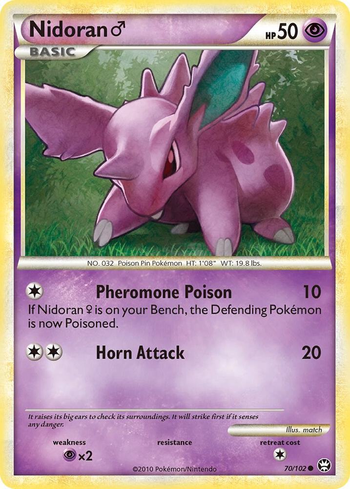 Nidoran M [Triumphant] 70/102