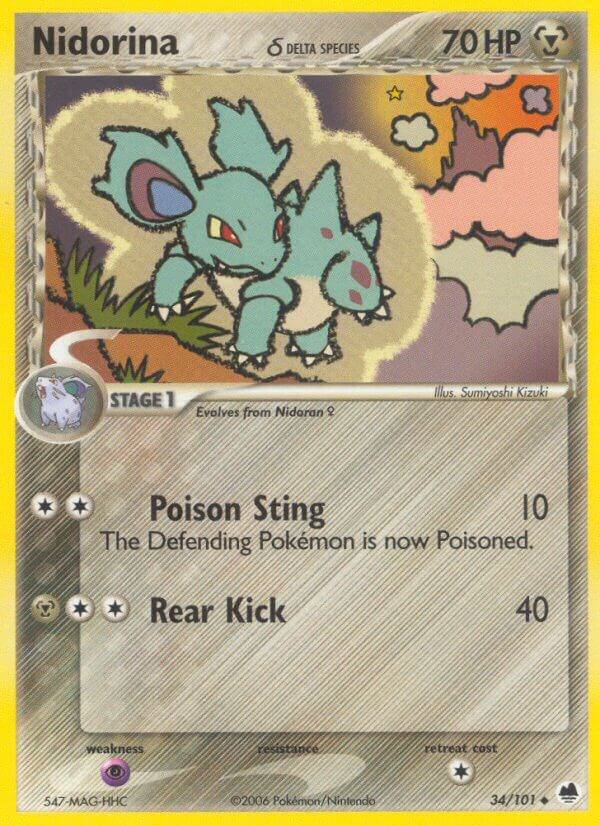 Nidorina (Delta Species) [Dragon Frontiers] 34/101
