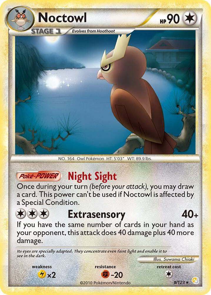 Noctowl [HeartGold SoulSilver] 8/123