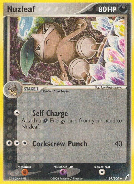 Nuzleaf [EX Crystal Guardians] 39/100