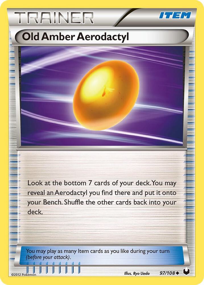 Old Amber Aerodactyl [Dark Explorers] 97/108