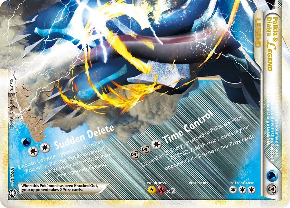 Palkia & Dialga Legend (Bottom) [Triumphant] 102/102