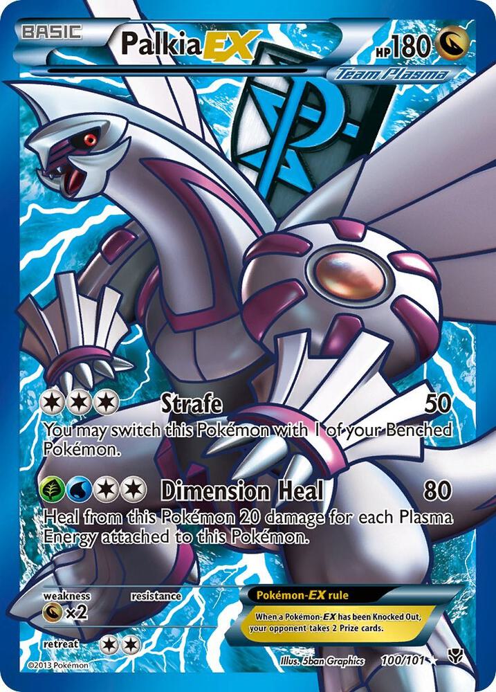 Palkia EX (Team Plasma) (100 Full Art) [Plasma Blast] 100/101