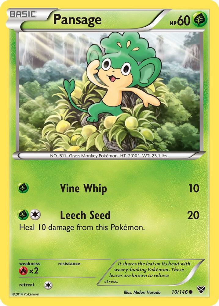 Pansage [XY Base Set] 10/146