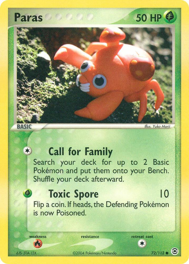 Paras [FireRed & LeafGreen] 72/112