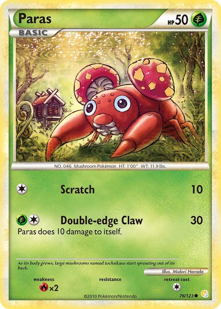 Paras [HeartGold SoulSilver] 76/123