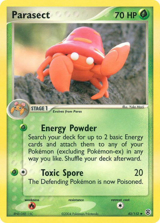 Parasect [EX FireRed & LeafGreen] 43/112