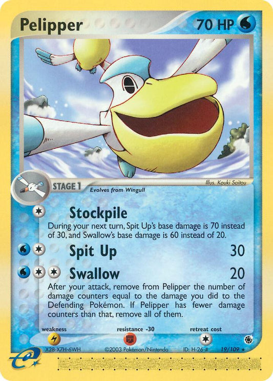 Pelipper [EX Ruby and Sapphire] 19/109