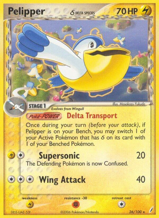 Pelipper (Delta Species) [Crystal Guardians] 26/100