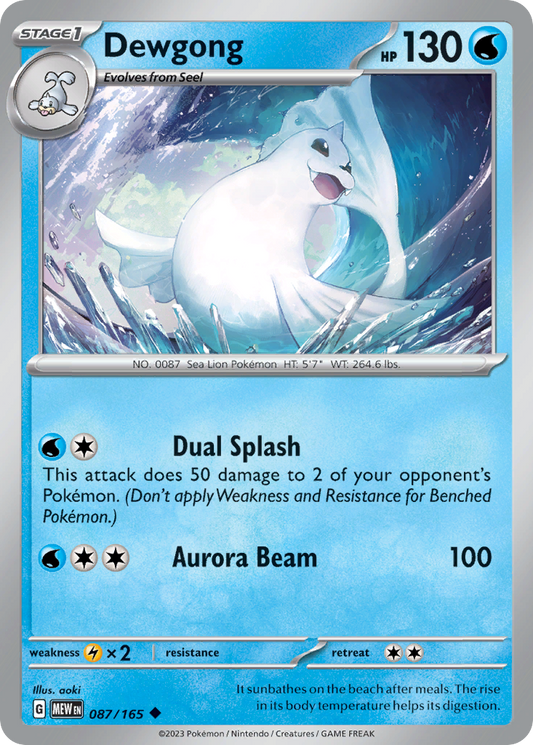 Dewgong - 87/165 151