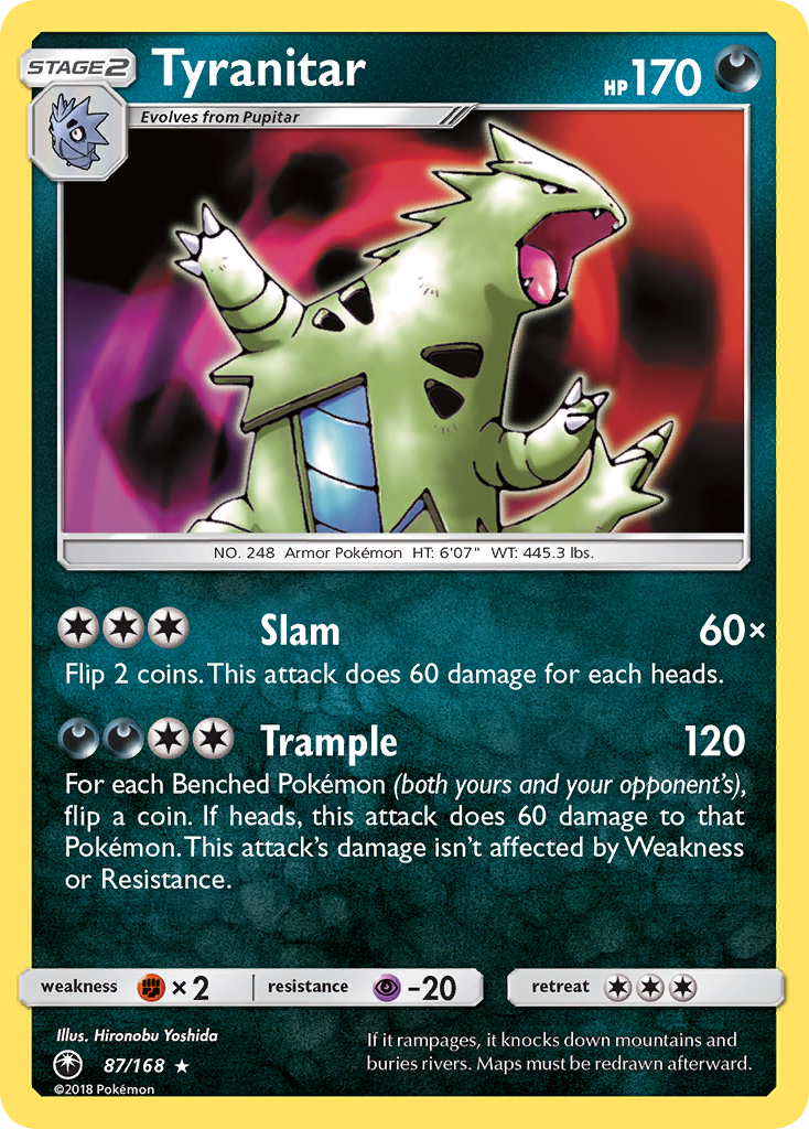 Tyranitar - 87/168 Celestial Storm