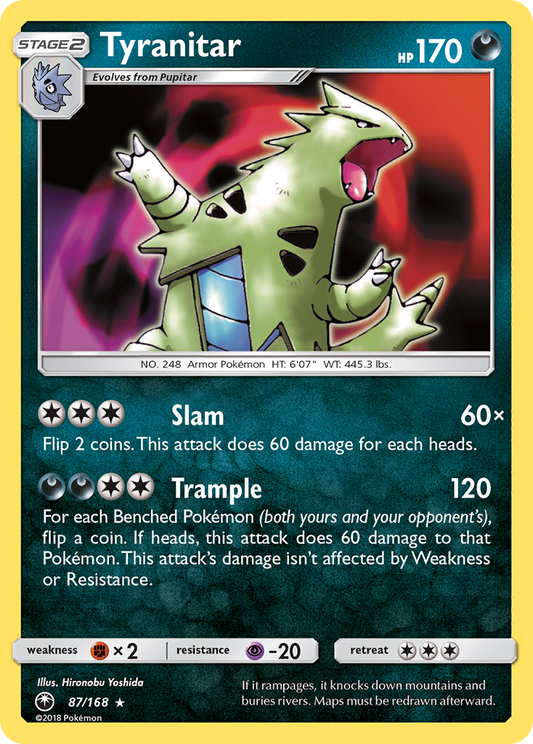 Tyranitar - 87/168 Celestial Storm