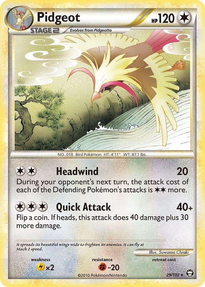 Pidgeot [Triumphant] 29/102