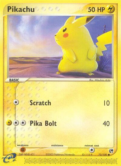 Pikachu [Sandstorm] 72/100