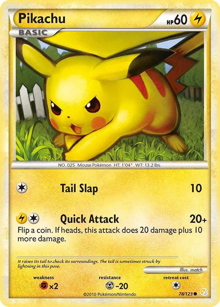 Pikachu [HeartGold SoulSilver] 78/123
