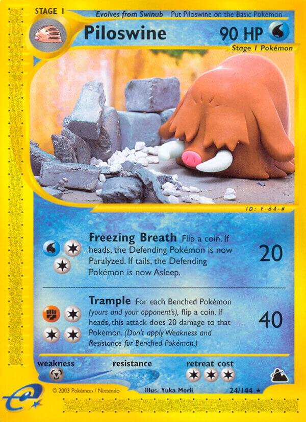 Piloswine (24) [Skyridge] 024/144