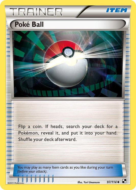 Poke Ball [Black and White] 97/114