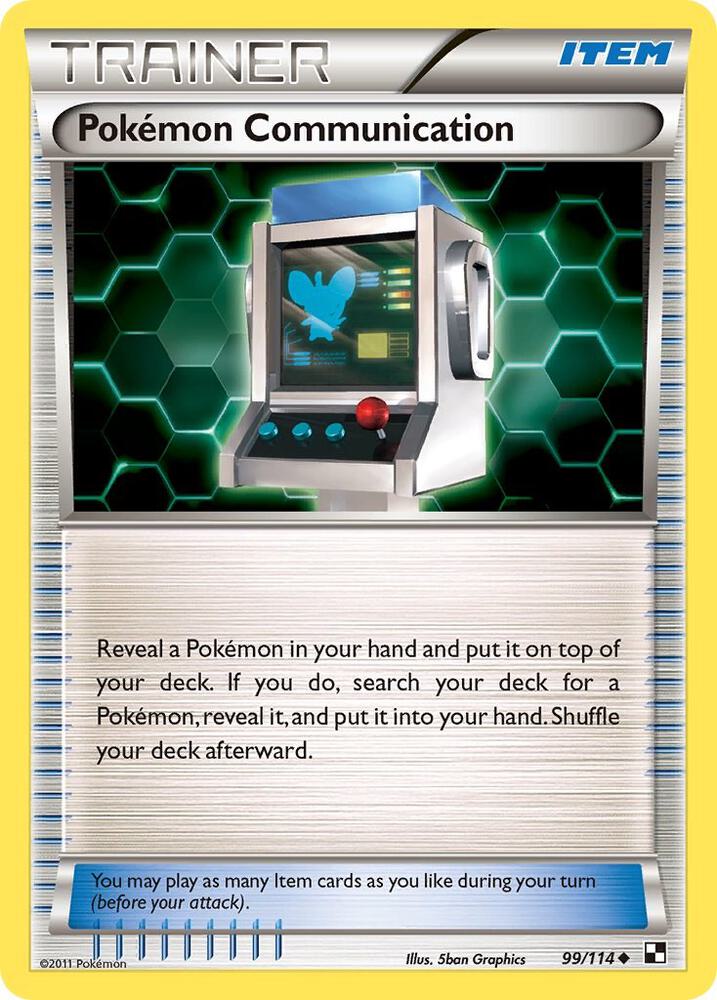 Pokemon Communication [Black and White] 99/114