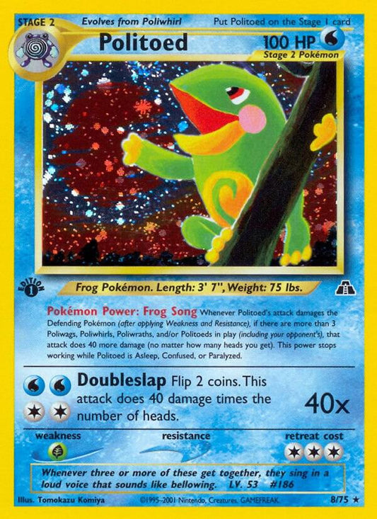 Politoed (8) [Neo Discovery] 08/75