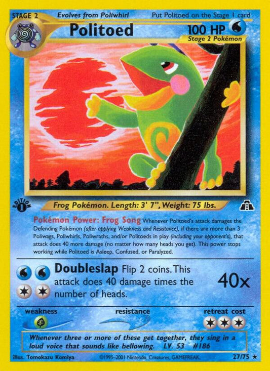 Politoed (27) [Neo Discovery] 27/75
