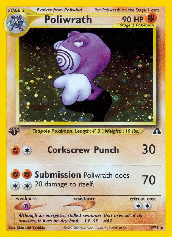 Poliwrath (9) [Neo Discovery] 09/75