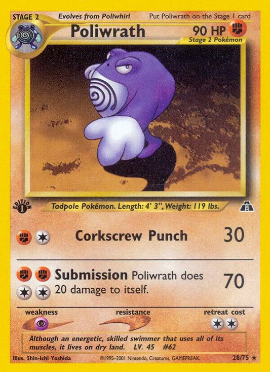 Poliwrath (28) [Neo Discovery] 28/75