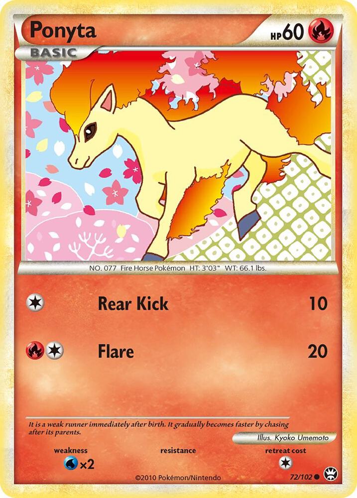 Ponyta [Triumphant] 72/102
