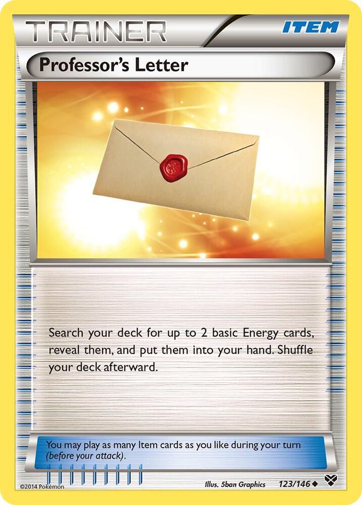 Professor's Letter [XY Base Set] 123/146