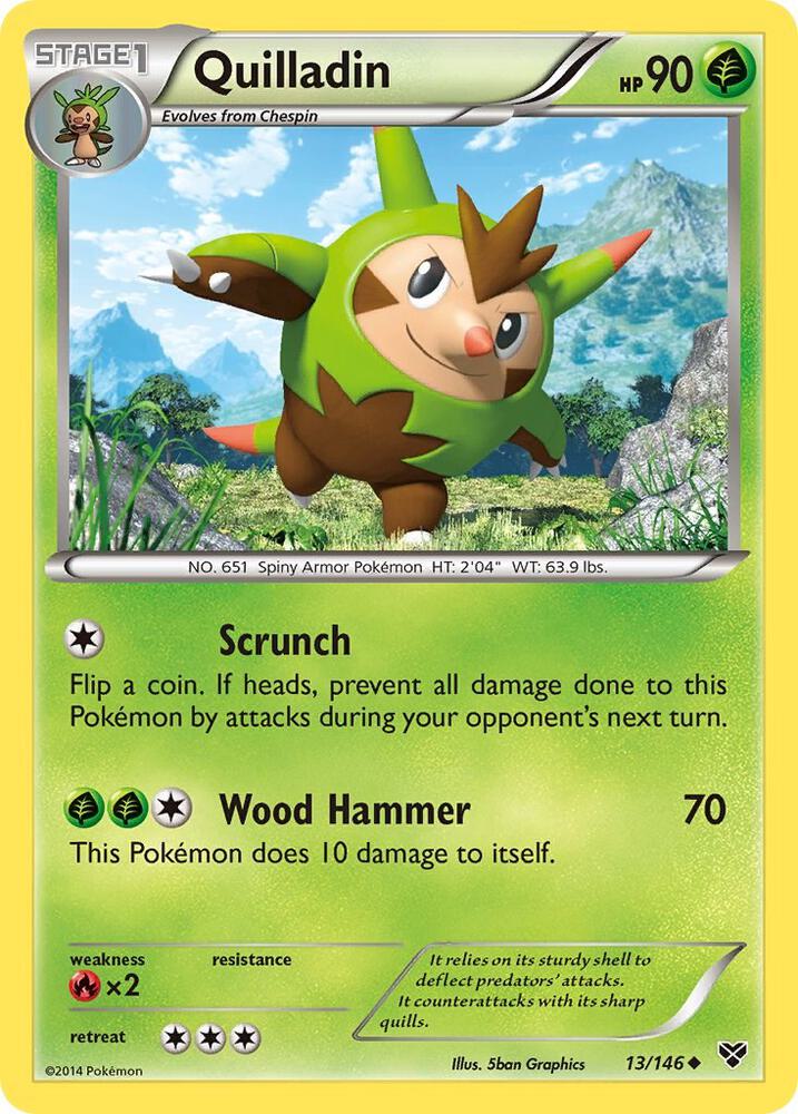 Quilladin [XY Base Set] 13/146