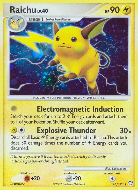 Raichu [Mysterious Treasures] 15/123