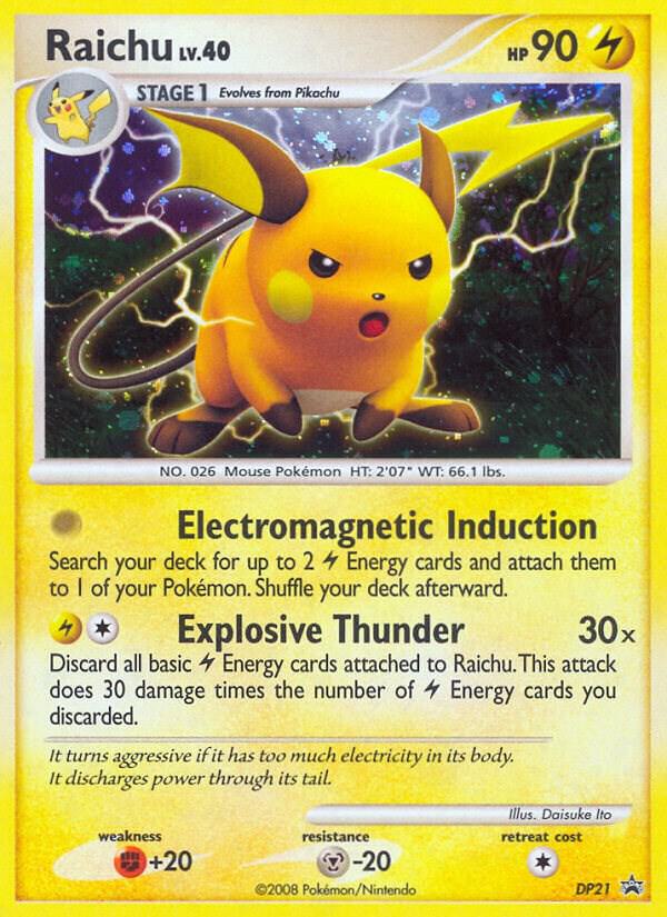 Raichu - DP21 [Diamond and Pearl Promos] DP21