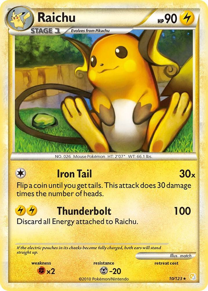 Raichu [HeartGold SoulSilver] 10/123